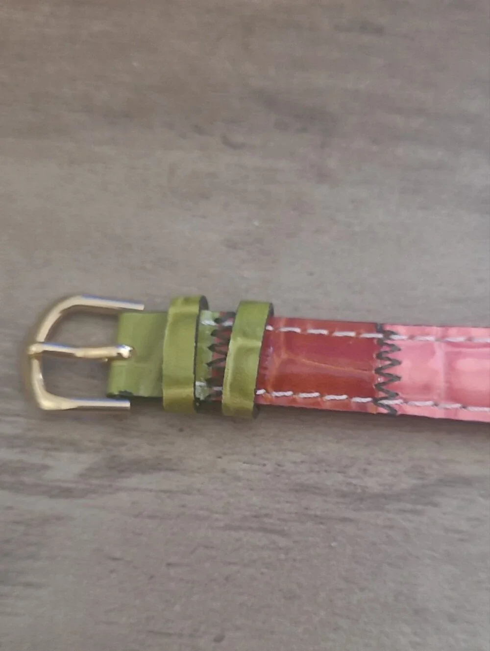 Nwot Orvis Colorful Number Dial Yellow Strap Watch